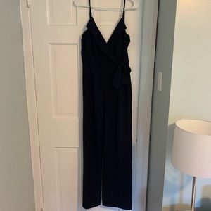 Spaghetti strap Navy blue jumpsuit
